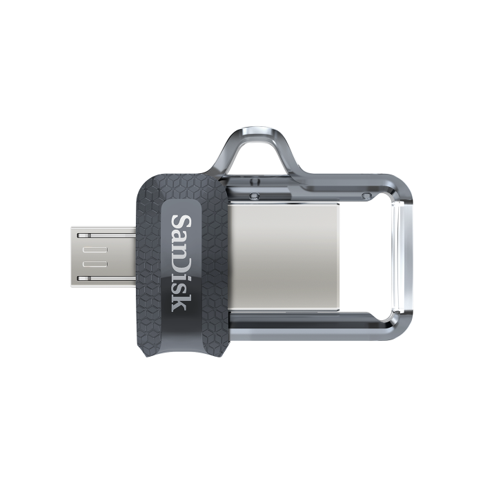 SanDisk Ultra Dual Drive 64GB USB 3.0 - Unidad Flash USB con conector micro USB y software Memory Zone