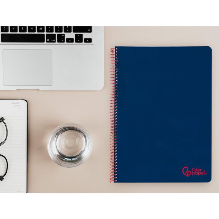 Cuaderno Espiral Liderpapel A4 Wonder Tapa Plastico 80H 90 gr Pauta Estrecha 2,5 mm Con Margen Color Azul Marino 7 Cuaderno Espiral Liderpapel A4 Wonder Tapa Plastico 80H 90 gr Pauta Estrecha 2,5 mm Con Margen Color Azul Marino 7