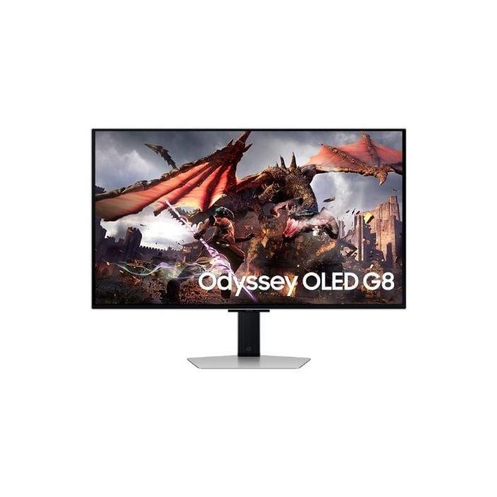Monitor Gaming Samsung Odyssey OLED G8 S32DG802SU 32"/ 4K/ 0.03ms/ 240Hz/ OLED/ Multimedia/ Regulable en altura/ Gris Monitor Gaming Samsung Odyssey OLED G8 S32DG802SU 32"/ 4K/ 0.03ms/ 240Hz/ OLED/ Multimedia/ Regulable en altura/ Gris