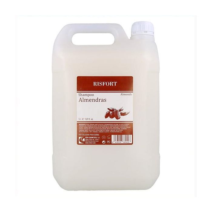 Risfort Champú Nutritivo de Leche de Almendras 5000 ml - Nutre y fortalece el cabello