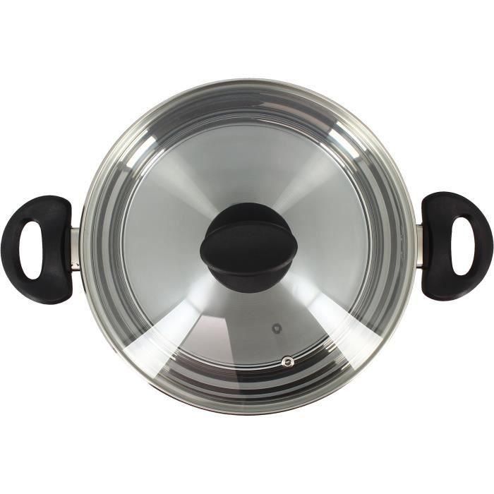 Horno holandés - MENASTYL - 6020256 - Acero inoxidable - 24 cm - Apto para todo tipo de fuegos, incluida inducción 2 Horno holandés - MENASTYL - 6020256 - Acero inoxidable - 24 cm - Apto para todo tipo de fuegos, incluida inducción 2