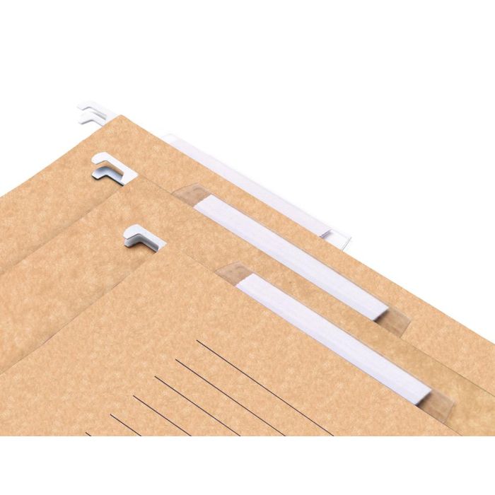 Carpeta Colgante Liderpapel A4 Kraft 10 unidades 3