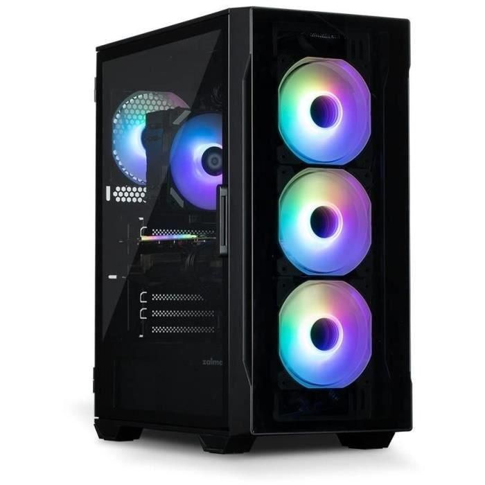 Caja de PC sin fuente de alimentación - ZALMAN i3 NEO TG (Negro) - Torre media - Formato ATX