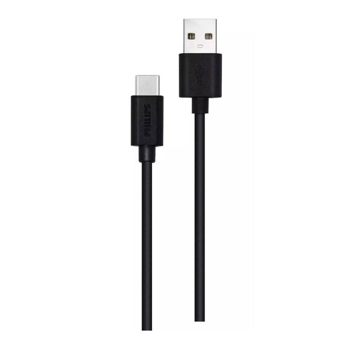 Philips Cable USB-A a USB-C 1,2 m Negro Carga Rápida Dlc3104a/00 0 Philips Cable USB-A a USB-C 1,2 m Negro Carga Rápida Dlc3104a/00 0