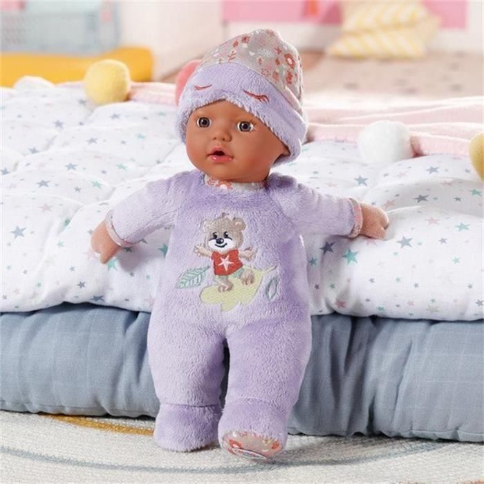 Baby Born - Sleepy - Muñeco blandito con sonajero integrado - Morado - 30cm - A partir de 3 años