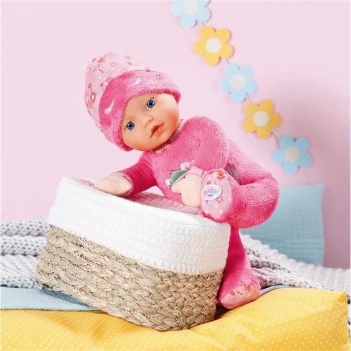 Baby Born - Sleepy - Muñeco blandito con sonajero integrado - Rosa - 30cm - A partir de 3 años