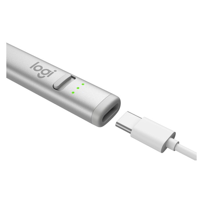 Logitech Lápiz Digital Crayon Silver USB-C para iPad 4