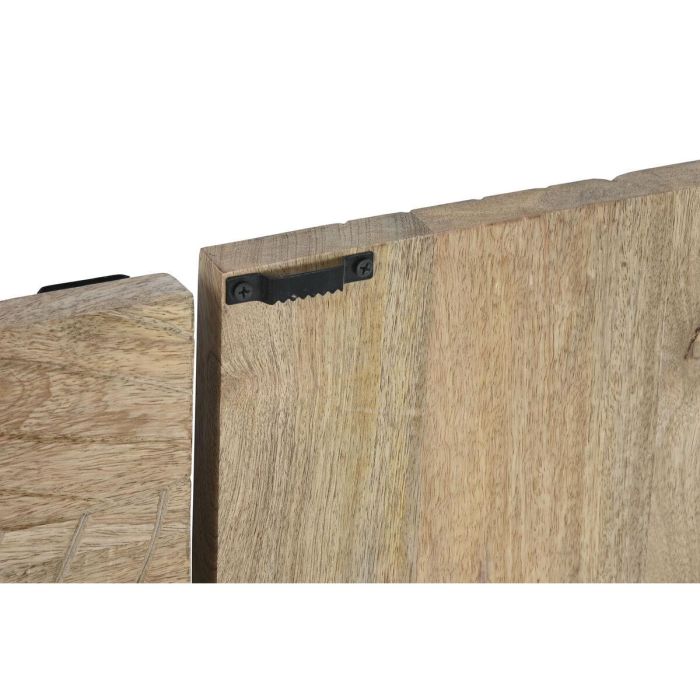 DKD Home Decor Decoración Pared Moderna, Natural con Hojas, Set de 9 piezas, de MDF y Madera de Mango, 90x90 cm 1 DKD Home Decor Decoración Pared Moderna, Natural con Hojas, Set de 9 piezas, de MDF y Madera de Mango, 90x90 cm 1