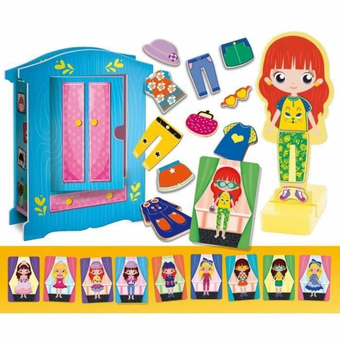 Lisciani Giochi LIS8008324098361 Muñeca de madera para crear fantásticos conjuntos Método Montessori 2 Lisciani Giochi LIS8008324098361 Muñeca de madera para crear fantásticos conjuntos Método Montessori 2