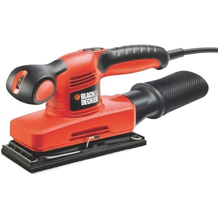 BLACK & DECKER KA320EKA Lijadora orbital 240W, Velocidad Variable 7000-15000 rpm, Órbita 2mm, Gancho y Bucle, 5 Hojas Abrasivas BLACK & DECKER KA320EKA Lijadora orbital 240W, Velocidad Variable 7000-15000 rpm, Órbita 2mm, Gancho y Bucle, 5 Hojas Abrasivas