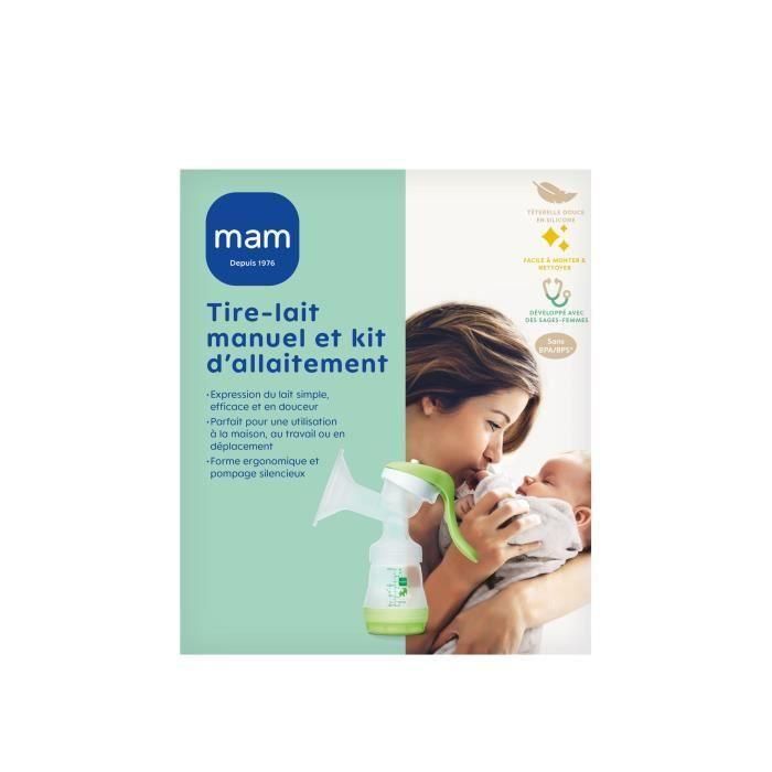 MAM Kit Extractor de Leche Manual y Kit de Lactancia Materna para Mamás – Solución Completa para una Lactancia Fácil y Cómoda 2 MAM Kit Extractor de Leche Manual y Kit de Lactancia Materna para Mamás – Solución Completa para una Lactancia Fácil y Cómoda 2