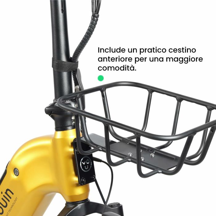 Bicicleta Eléctrica Youin BK1750 LUXOR II PRO A/N Amarillo 250 W 3 Bicicleta Eléctrica Youin BK1750 LUXOR II PRO A/N Amarillo 250 W 3