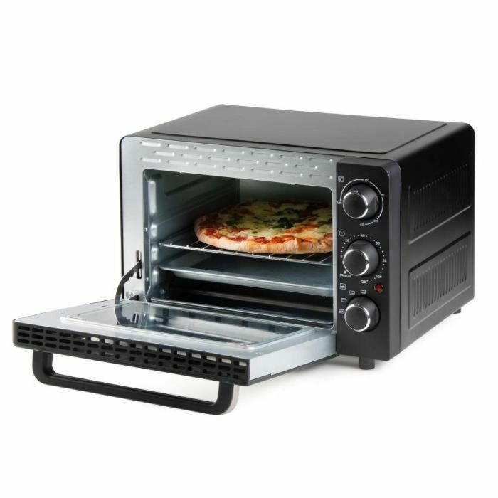 DOMO DO807GO mini horno para hornear y refrigerios - 20 L - negro - 1300 vatios - 4 DOMO DO807GO mini horno para hornear y refrigerios - 20 L - negro - 1300 vatios - 4