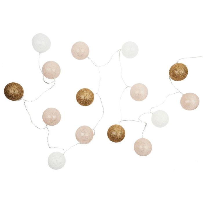 Home Deco Factory Guirnalda de 15 Luces LED USB Dorada con Cable de 150 cm 2 Home Deco Factory Guirnalda de 15 Luces LED USB Dorada con Cable de 150 cm 2