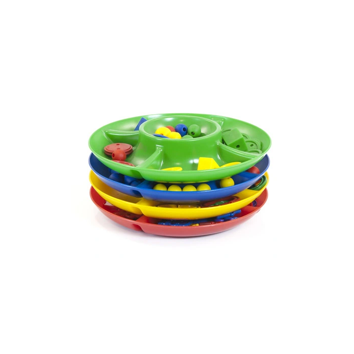 Miniland Juego de Bandejas de Clasificación con 5 Compartimentos, Set de 4 Unidades, Diámetro 26 cm 0 Miniland Juego de Bandejas de Clasificación con 5 Compartimentos, Set de 4 Unidades, Diámetro 26 cm 0