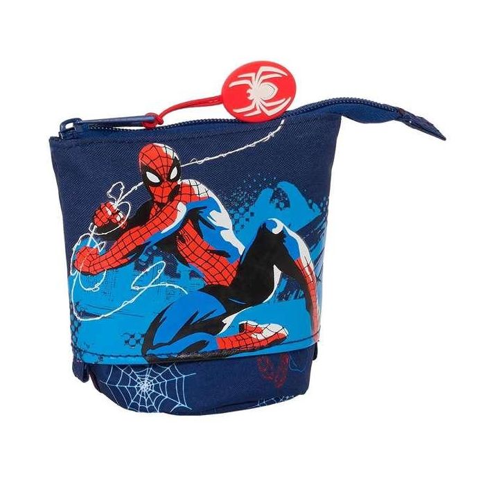 Estuche Cubilete Spider-Man Neon Azul marino 8 x 19 x 6 cm 5 Estuche Cubilete Spider-Man Neon Azul marino 8 x 19 x 6 cm 5