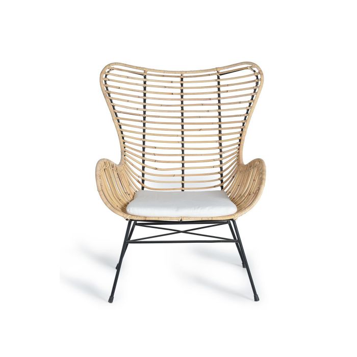 Giner y Colomer - Lote de 2 Sillas de Ratán y Metal, Asiento 50x50 cm, Natural 5