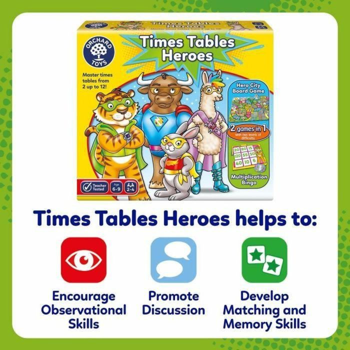 Juego Educativo Orchard Times tables Heroes (FR) 2 Juego Educativo Orchard Times tables Heroes (FR) 2