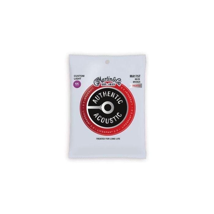 Juego Acústica Authentic Lifespan®2.0 Bronze 80/20 Custom Light 11-52