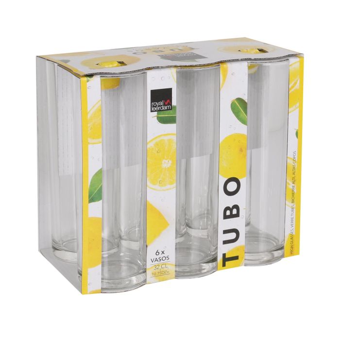 Set de 6 Vasos Tubo Lemon 32 cl - Royal Leerdam (4 Cajas) 5