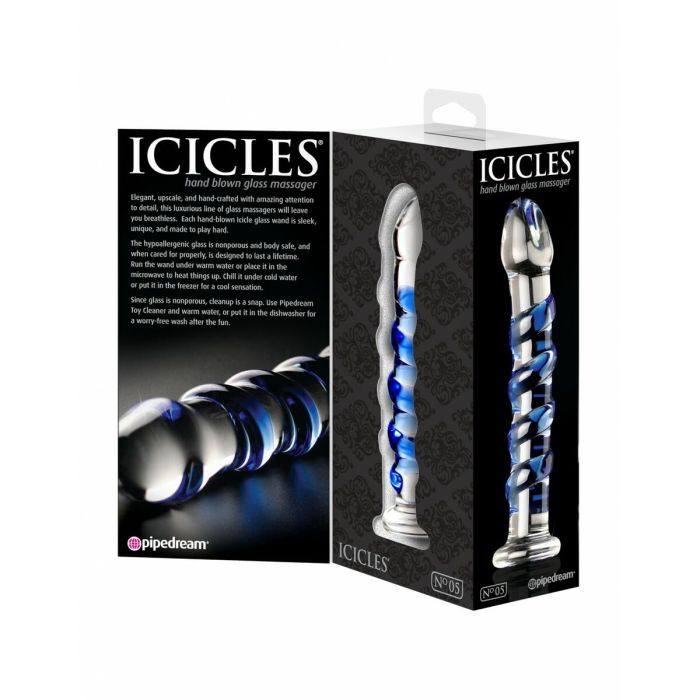 Dildo Pipedream Icicles Azul 1