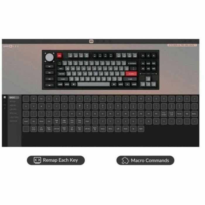 Keychron AAAQF02380 Teclado mecánico para juegos Q3 Pro SE ANSI, interruptor banana, retroiluminación RGB 13 Keychron AAAQF02380 Teclado mecánico para juegos Q3 Pro SE ANSI, interruptor banana, retroiluminación RGB 13