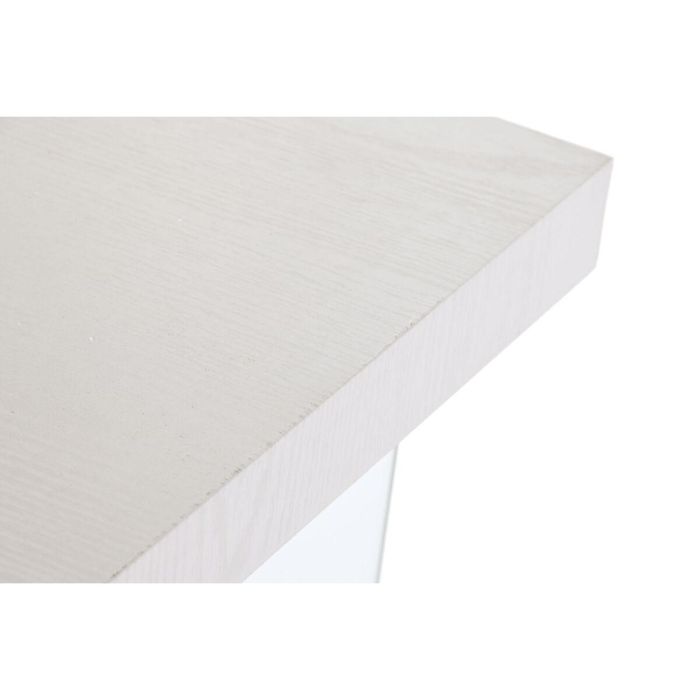 Escritorio DKD Home Decor Blanco Transparente Cristal Madera MDF 120 x 50 x 76 cm 6 Escritorio DKD Home Decor Blanco Transparente Cristal Madera MDF 120 x 50 x 76 cm 6