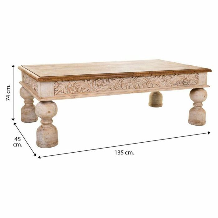 Mesa de Centro Alexandra House Living Madera de mango 74 x 45 x 135 cm 1