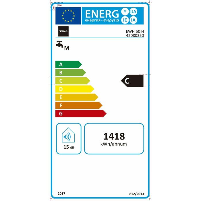 Calentador Eléctrico Teka EWH 50 H 50 L 1