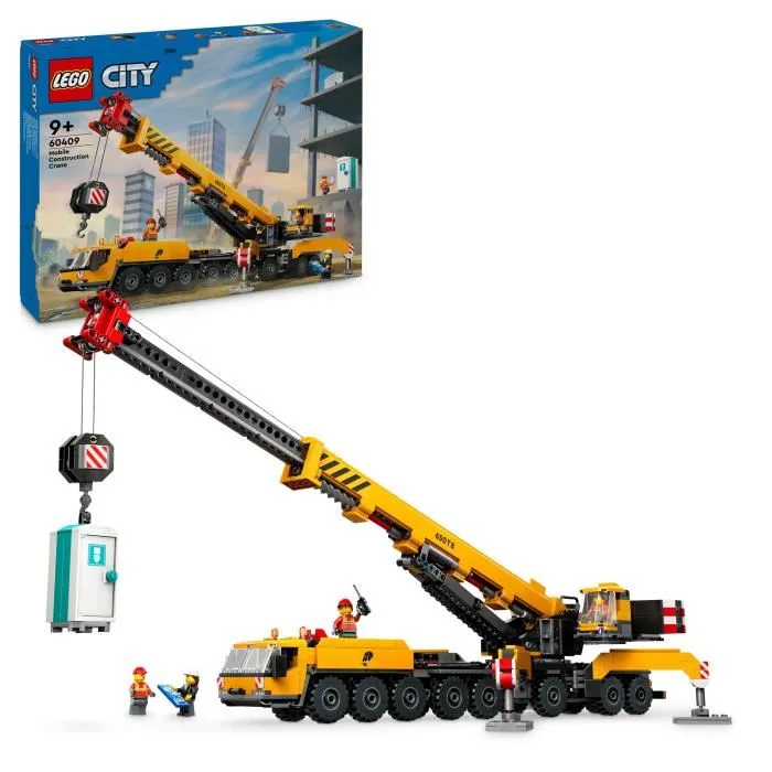 Lego 60409 Grúa de Construcción Móvil Amarilla, Set de Construcción para Niños 0 Lego 60409 Grúa de Construcción Móvil Amarilla, Set de Construcción para Niños 0