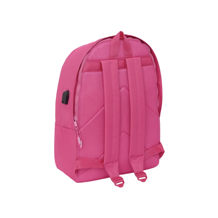 Safta Mochila Doble para Portátil 15,6"+USB Munich Básicos Fucsia 31x44x18 cm 1 Safta Mochila Doble para Portátil 15,6"+USB Munich Básicos Fucsia 31x44x18 cm 1