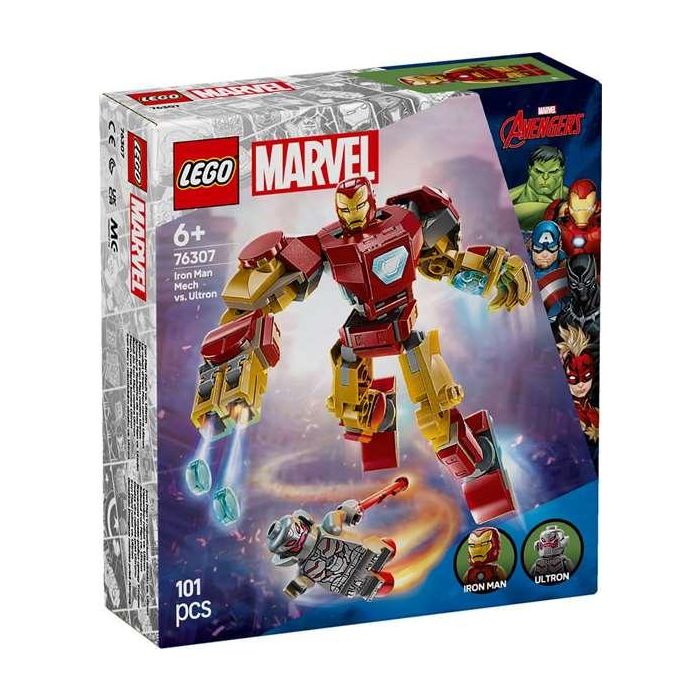 Lego Marvel Juego de Construcción Armadura Robótica de Iron Man vs Ultrón 4