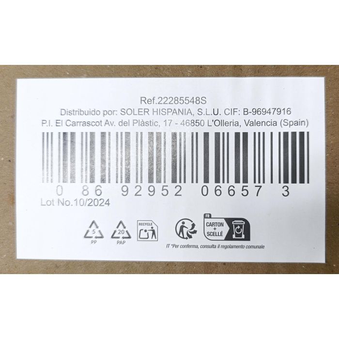 Lav Set 6 Copas Vino Blanco 200 cc 6x6x16 cm (4 Cajas)