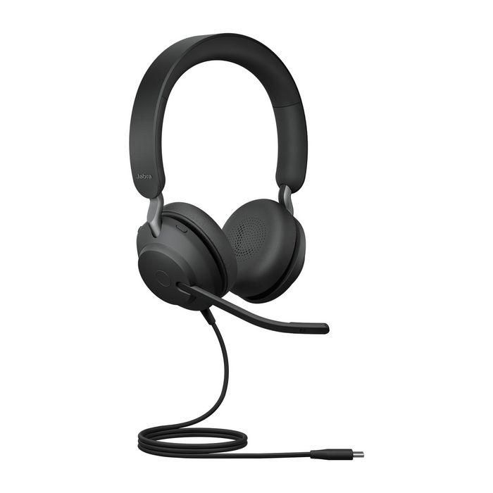 Jabra Evolve2 40 Auriculares UC Profesional con Cancelación de Ruido, Busylight, 3 Micrófonos, Altavoces 40mm y Comodidad Premium 2