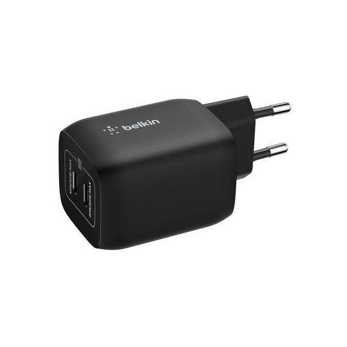 Belkin 745883925216 Cargador de Pared Doble USB-C de 65W para Nintendo Switch 2, Color Negro 2 Belkin 745883925216 Cargador de Pared Doble USB-C de 65W para Nintendo Switch 2, Color Negro 2