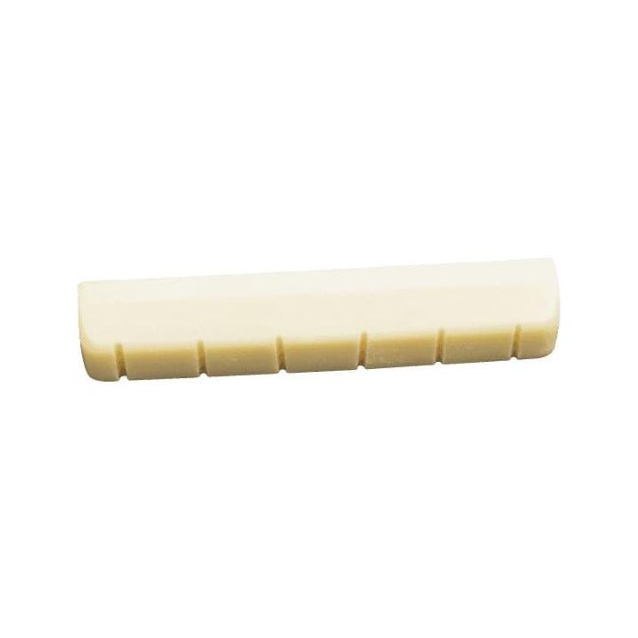 YELLOWPTS Cejuela de Plástico para Guitarra Clásica, Efecto Marfil, 2-7/32" X 11/32" X 1/4"