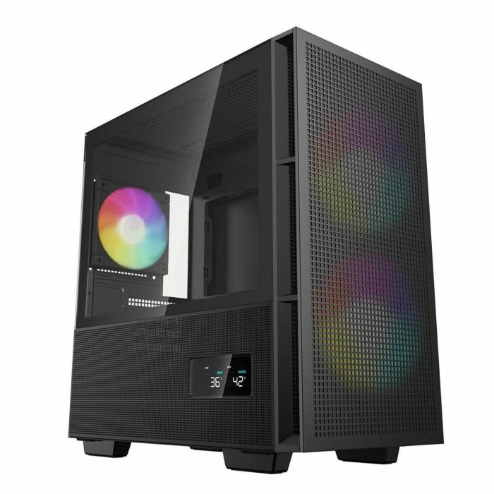 Deepcool DEE1717288581174 - Caja PC Minitorre CH360 Digital, Formato Micro-ATX, Sin Fuente de Alimentación, Negra Deepcool DEE1717288581174 - Caja PC Minitorre CH360 Digital, Formato Micro-ATX, Sin Fuente de Alimentación, Negra