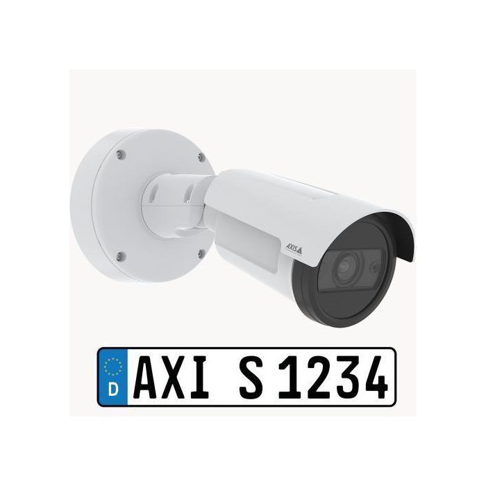Axis Cámara IP bullet ANPR P1465-LE-3 2MP WDR IK10 IP67 Licencia Lectura Matrículas