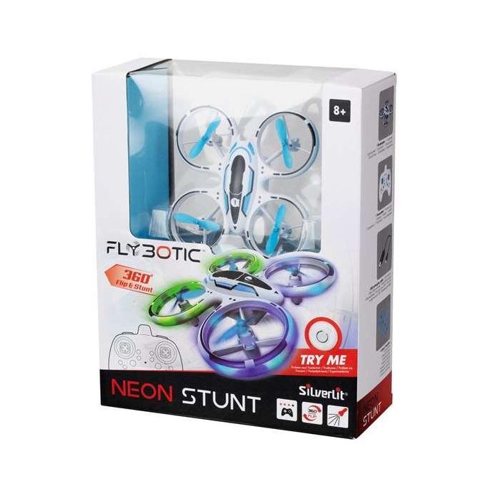 Dron acrobatico neon transmisión 2.4ghz de 3 canales y luces led en vibrantes tonos azul y verde 0 Dron acrobatico neon transmisión 2.4ghz de 3 canales y luces led en vibrantes tonos azul y verde 0