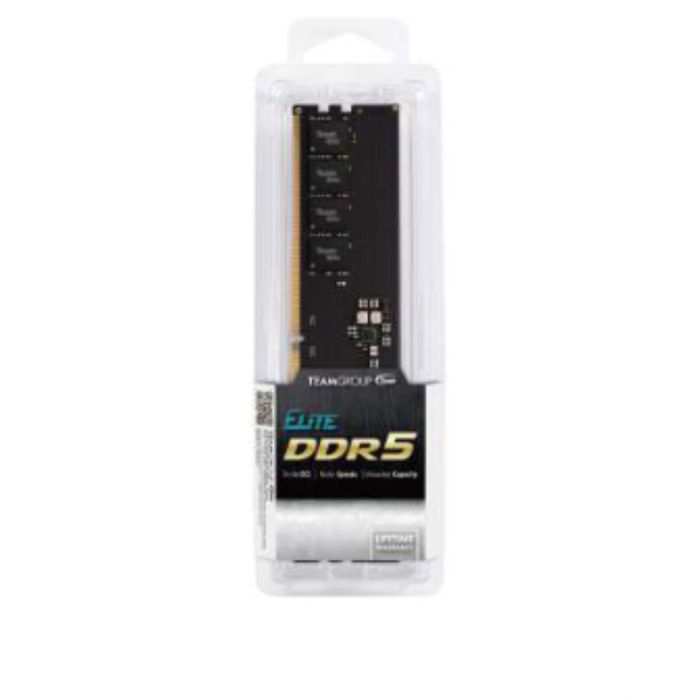 Team Group TED532G4800C4001 Módulo de memoria RAM ELITE 32GB (1x32GB) DDR5 4800MHz con ECC en matriz para PC y rendimiento estable Team Group TED532G4800C4001 Módulo de memoria RAM ELITE 32GB (1x32GB) DDR5 4800MHz con ECC en matriz para PC y rendimiento estable