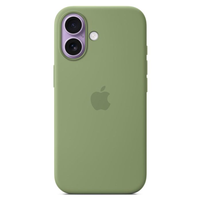 Apple iPhone 17 Silicone Case with MagSafe - MGEX4ZM/A - Silicona Reciclada, Protección, Color Verde Light Moss Apple iPhone 17 Silicone Case with MagSafe - MGEX4ZM/A - Silicona Reciclada, Protección, Color Verde Light Moss