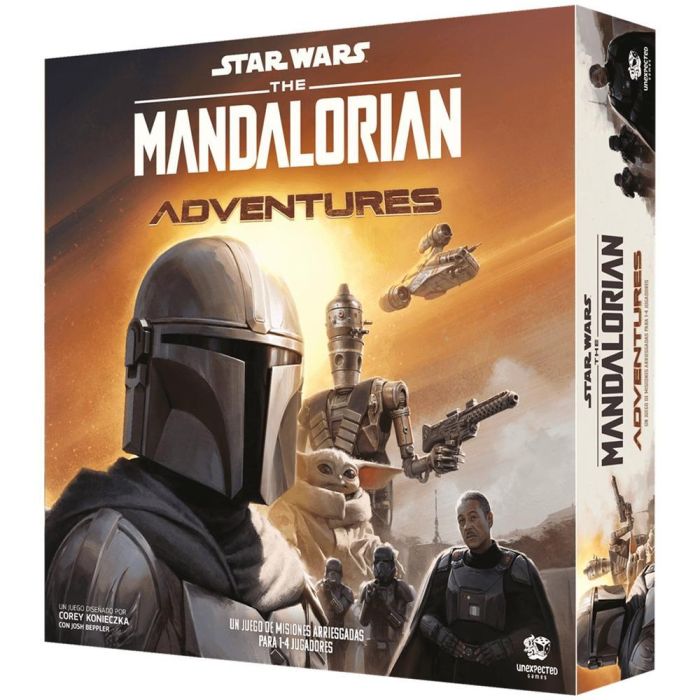 Unexpected Games Juego de Mesa Star Wars The Mandalorian Adventures UG05ES Juego de Rol y Aventura Cooperativa para 1-4 Jugadores 0 Unexpected Games Juego de Mesa Star Wars The Mandalorian Adventures UG05ES Juego de Rol y Aventura Cooperativa para 1-4 Jugadores 0