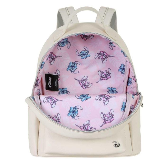 Mochila Heady Cream Disney Lilo y Stitch Hueso 3 Mochila Heady Cream Disney Lilo y Stitch Hueso 3