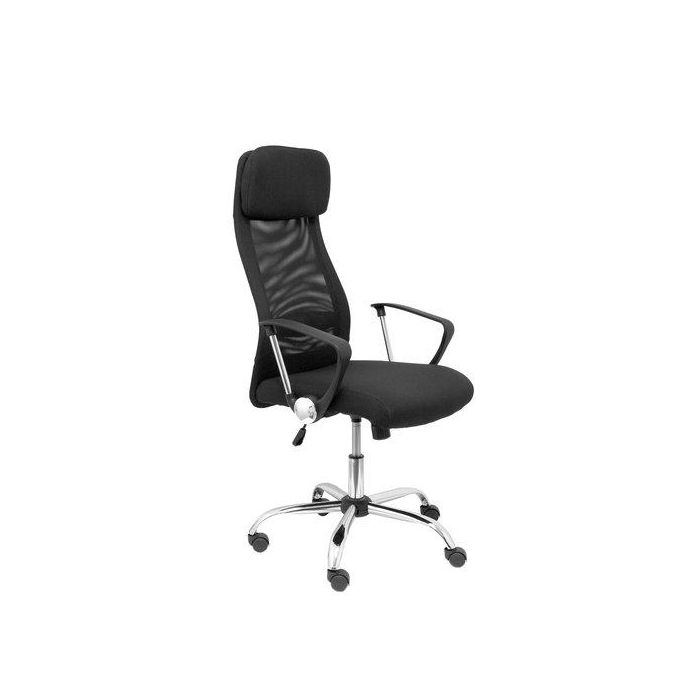 Silla Piqueras Y Crespo Esteras Direccion Brazos Fijos Mecanismo Basculante Con Regulador De Tension Giratoria 360º Malla Transpirable Cabecero Asiento Y Respaldo Tapizado Negra Silla Piqueras Y Crespo Esteras Direccion Brazos Fijos Mecanismo Basculante Con Regulador De Tension Giratoria 360º Malla Transpirable Cabecero Asiento Y Respaldo Tapizado Negra