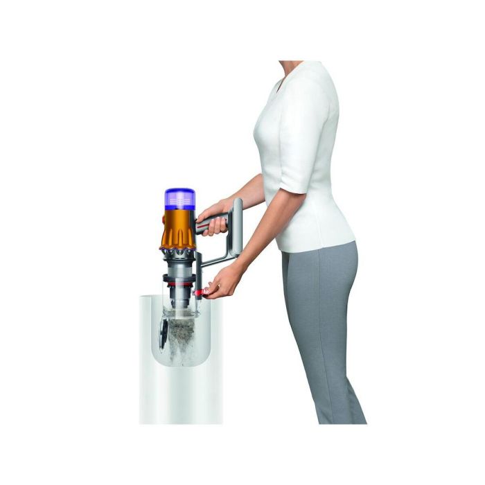 Dyson V12 Detect Slim Absolute Aspiradora Escoba Sin Bolsa Ciclónica Níquel Amarillo 0,35L 60min 545W 12