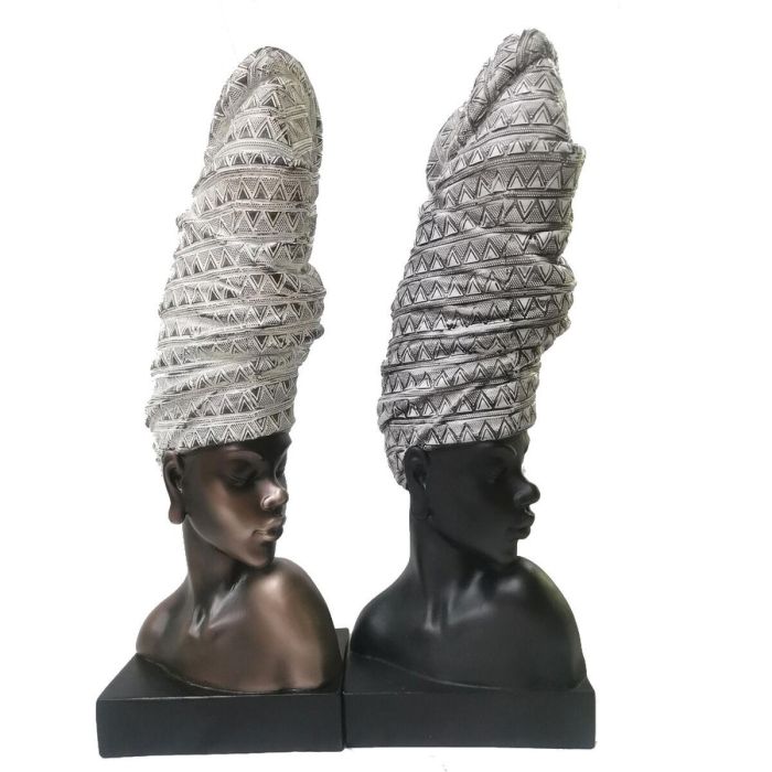 Figura Colonial DKD Home Decor Negro Cobrizo 13.5 x 42 x 15.5 cm (2 Unidades) 2 Figura Colonial DKD Home Decor Negro Cobrizo 13.5 x 42 x 15.5 cm (2 Unidades) 2