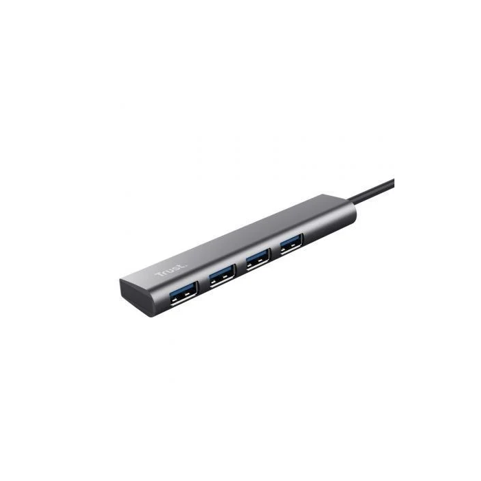 Trust Hub USB-C 24948 4x USB-A 3.2 Gen1 Velocidad 5 Gbps Aluminio Compacto 2 Trust Hub USB-C 24948 4x USB-A 3.2 Gen1 Velocidad 5 Gbps Aluminio Compacto 2