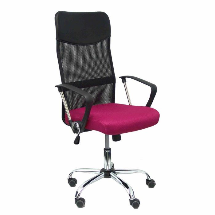 PIQUERAS Y CRESPO FOROL Silla Gontar respaldo malla negro asiento granate PIQUERAS Y CRESPO FOROL Silla Gontar respaldo malla negro asiento granate