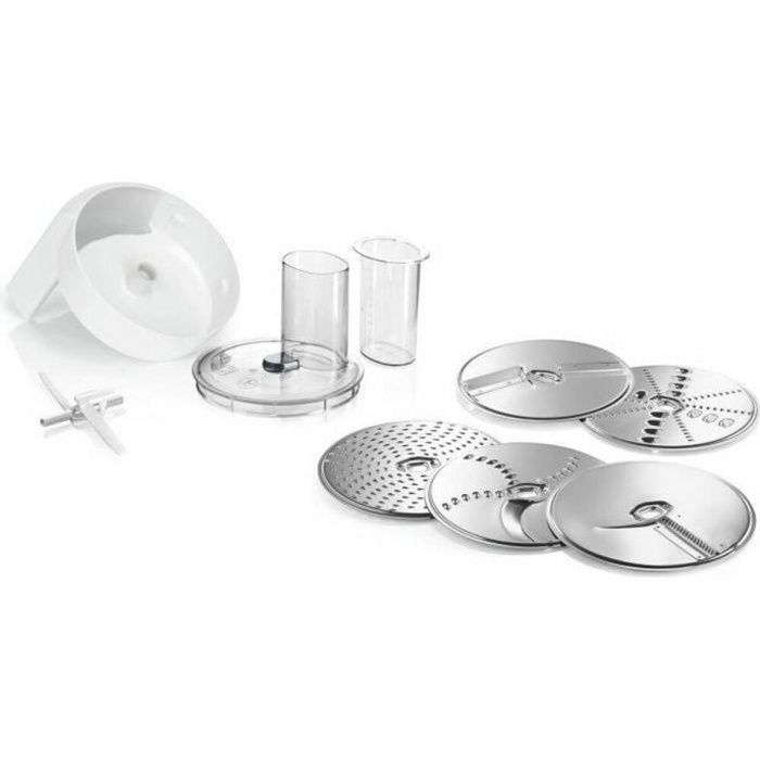 Bosch MUZ5VL1 Paquete de accesorios Veggie Love para máquina de cocina MUM 5, rallador, rebanador y 5 discos para frutas y verduras