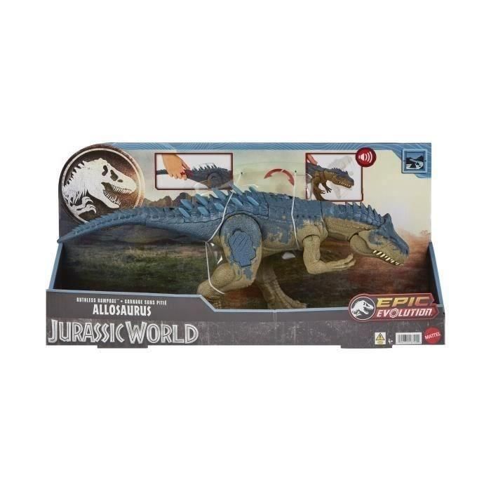 Figura articulada dinosaurio jurassic world allosaurus con sonidos. 43,2 cm 2